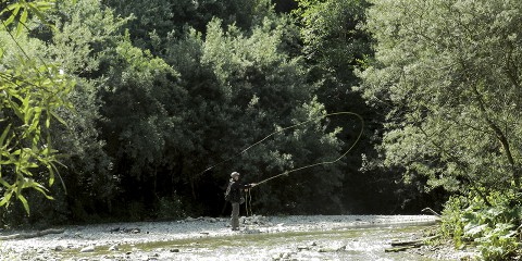 La pêche sur la rivière tagil
