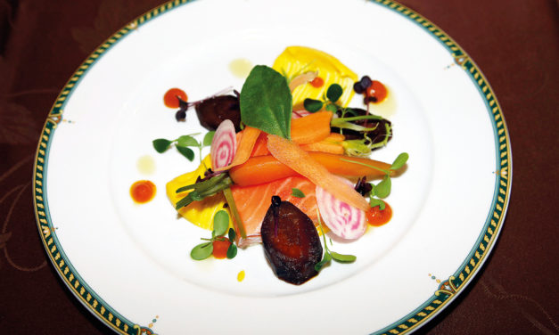 Saumon cuit à l’assiette