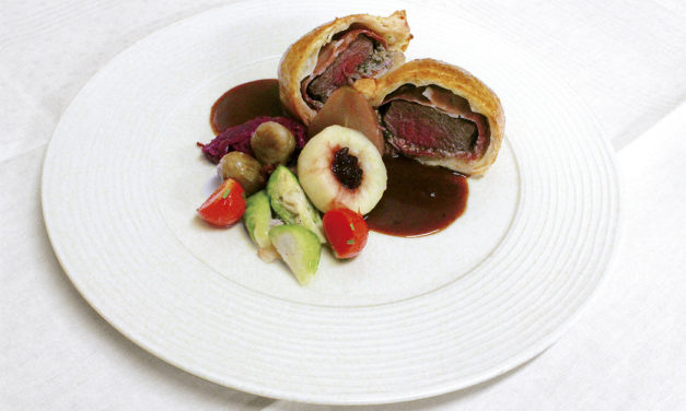 Entrecôte de cerf en pâte brioche