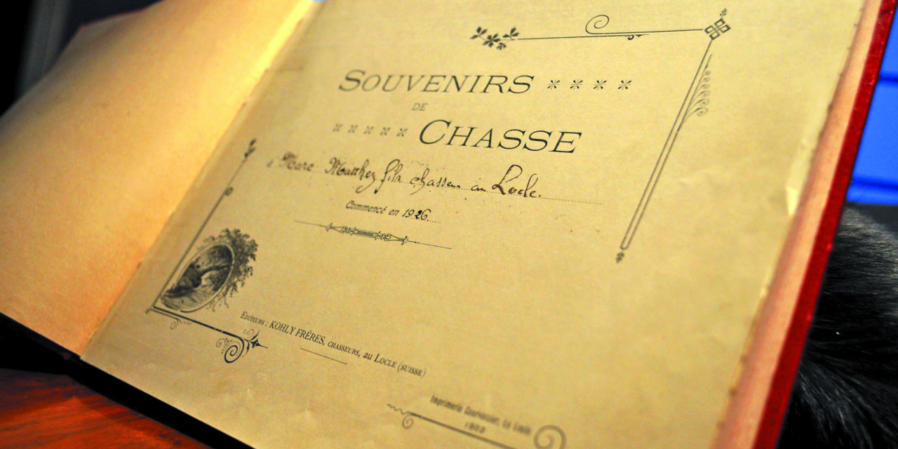 JOURNAL D’UN  CHASSEUR  D’IL Y A CENT ANS